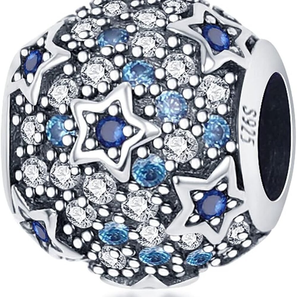 925 Sterling Silver Bead Charm for Pandora Charms Bracelets and Necklaces for Wo